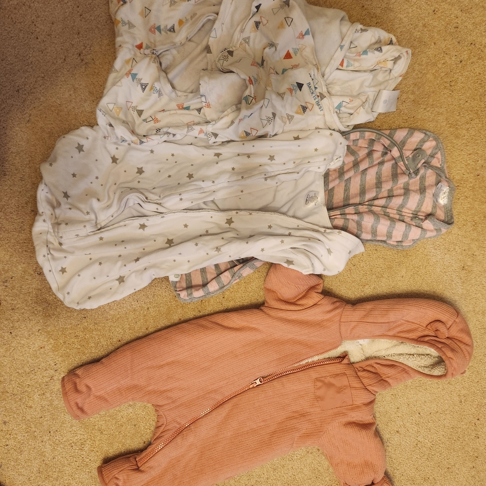 Baby Hooded Onesie and Swaddle Set